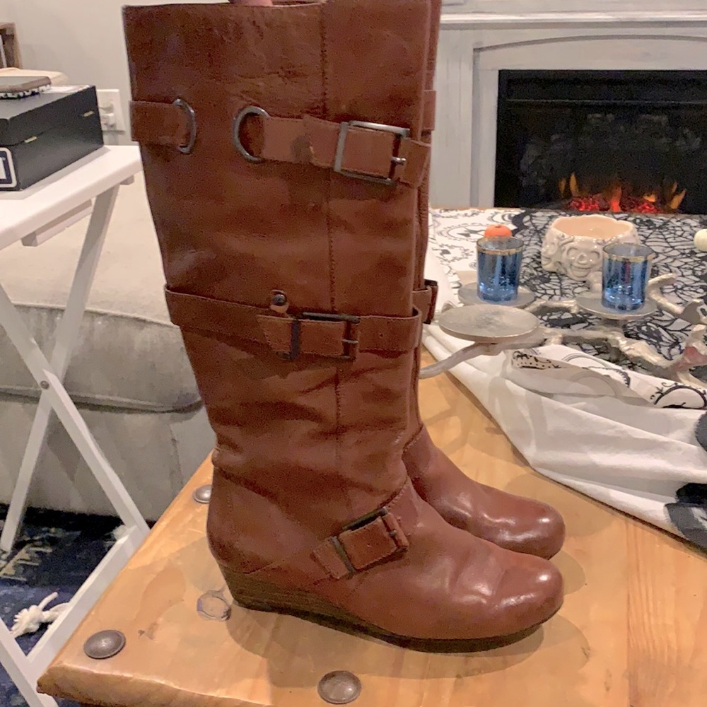 Miss Sixty Tan boots, size 8.5